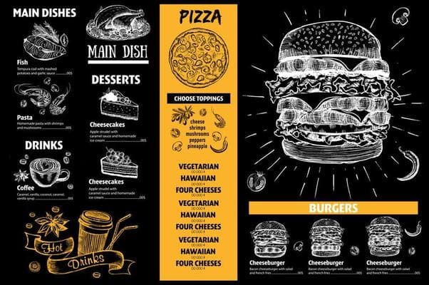 Curated Menu Engineering & Collateral